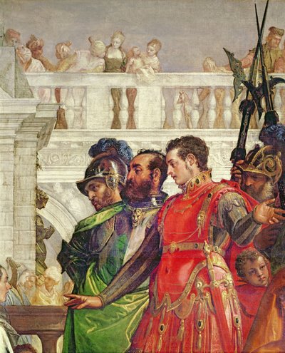 Familie des Darius vor Alexander dem Großen (Detail) von Paolo Veronese